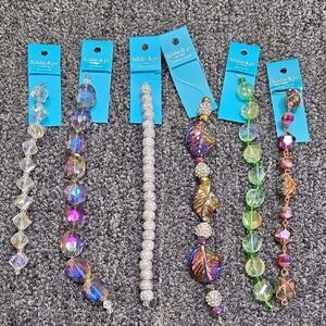 6 hildie & jo Iridescent Beaded Necklace Assortment - Multi Color